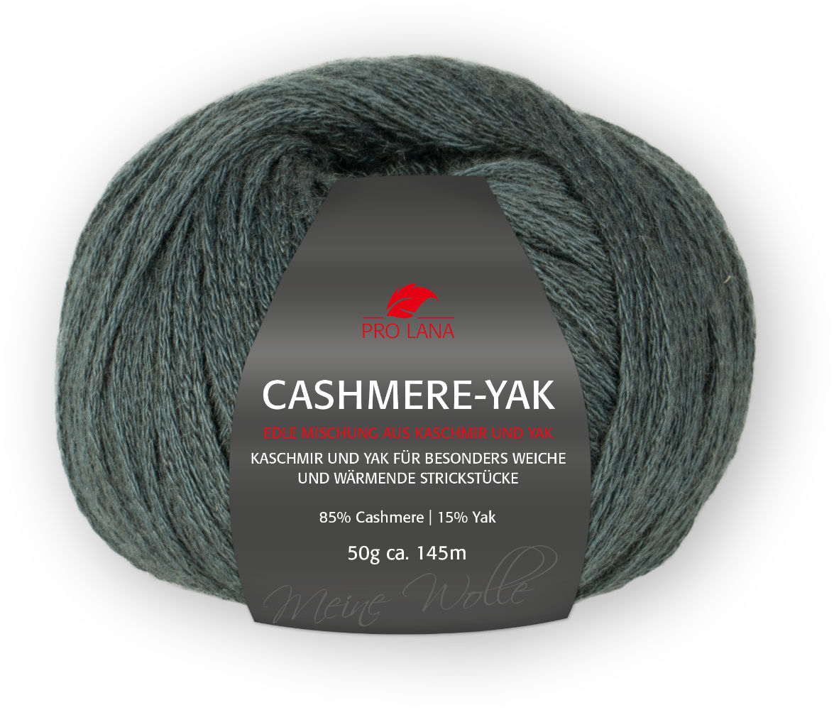 Cashmere-Yak von Pro Lana 0097 - anthrazit