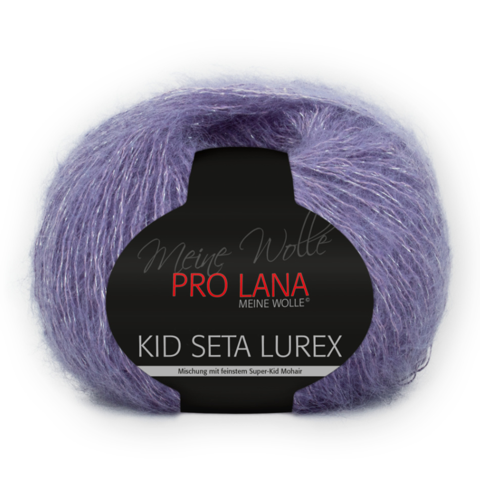 Kid-Seta Lurex von Pro Lana 0243 - flieder