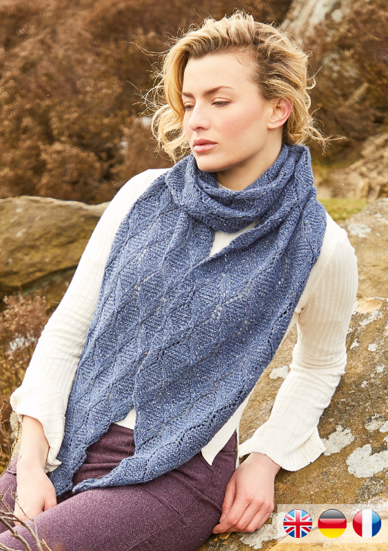 Schal Hattie | Einzelanleitung | Stricken | Lisa Richardson