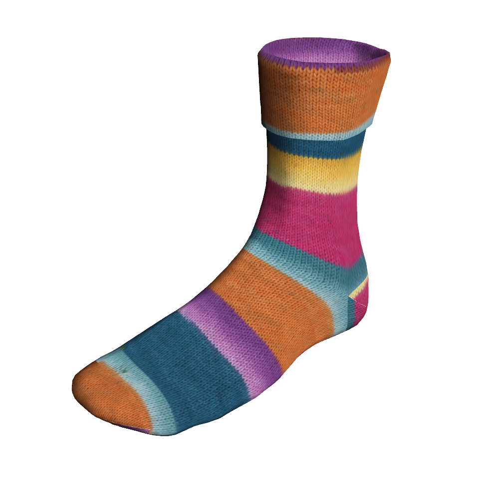 Twin Soxx 4-fach von Lang Yarns Colorful - 0319 - Ecuador