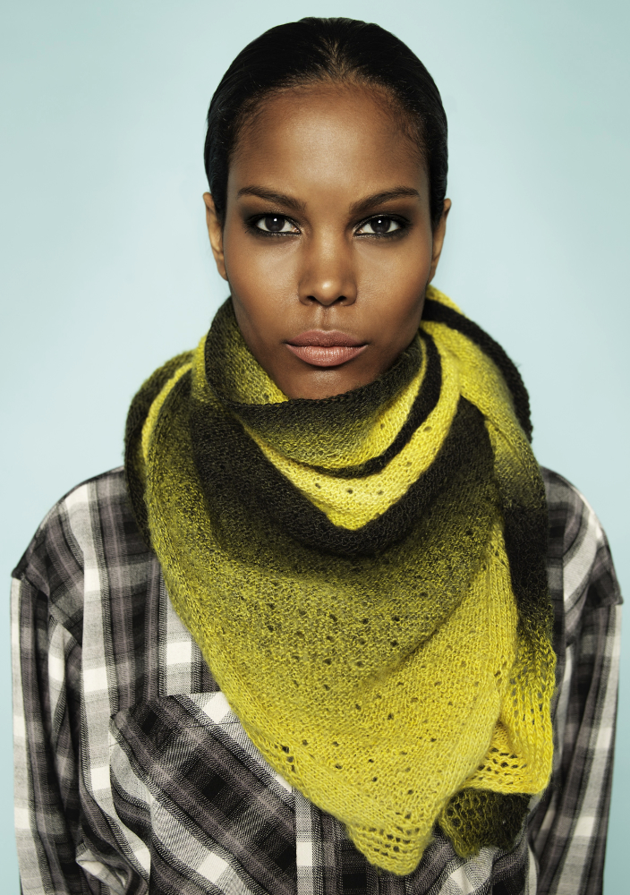 Dreiecktuch Finnea | Anleitungsheft | Wolle Zauber Flower  | Stricken | 