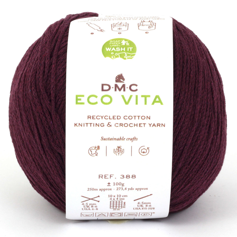 Eco Vita uni von DMC 0205 - bordeaux