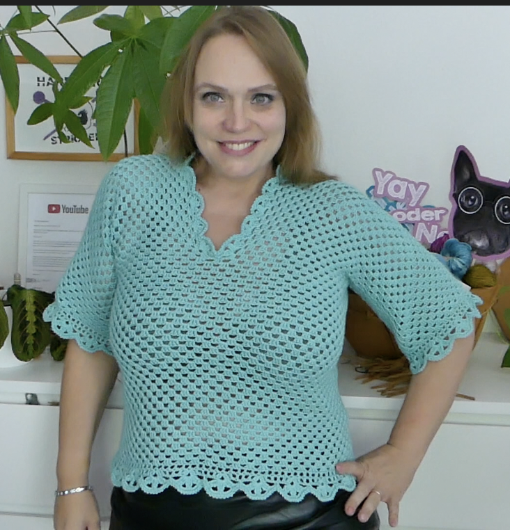 PixelSylvie Häkelshirt | Anleitung | Wolle Baby Cotton  | Häkeln | Sylvie Rasch