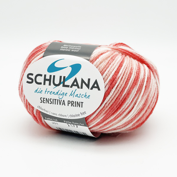 Sensitiva Print Color von Schulana 0201 - lachs/altrosa/weiß