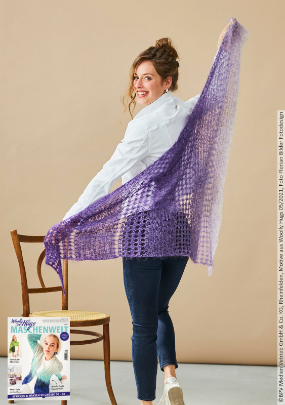 Tuch Summer-Brunch | Anleitungsheft | Wolle Lace  | Häkeln | Woolly Hugs