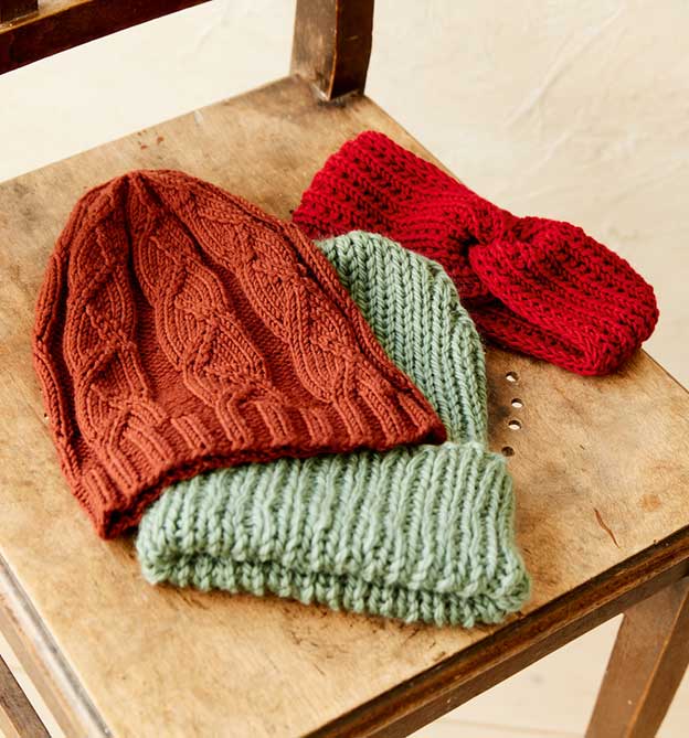 Stricken mit Struktur - Pullis, Schals und Co. mit Mustern in Gr. XS–2XL