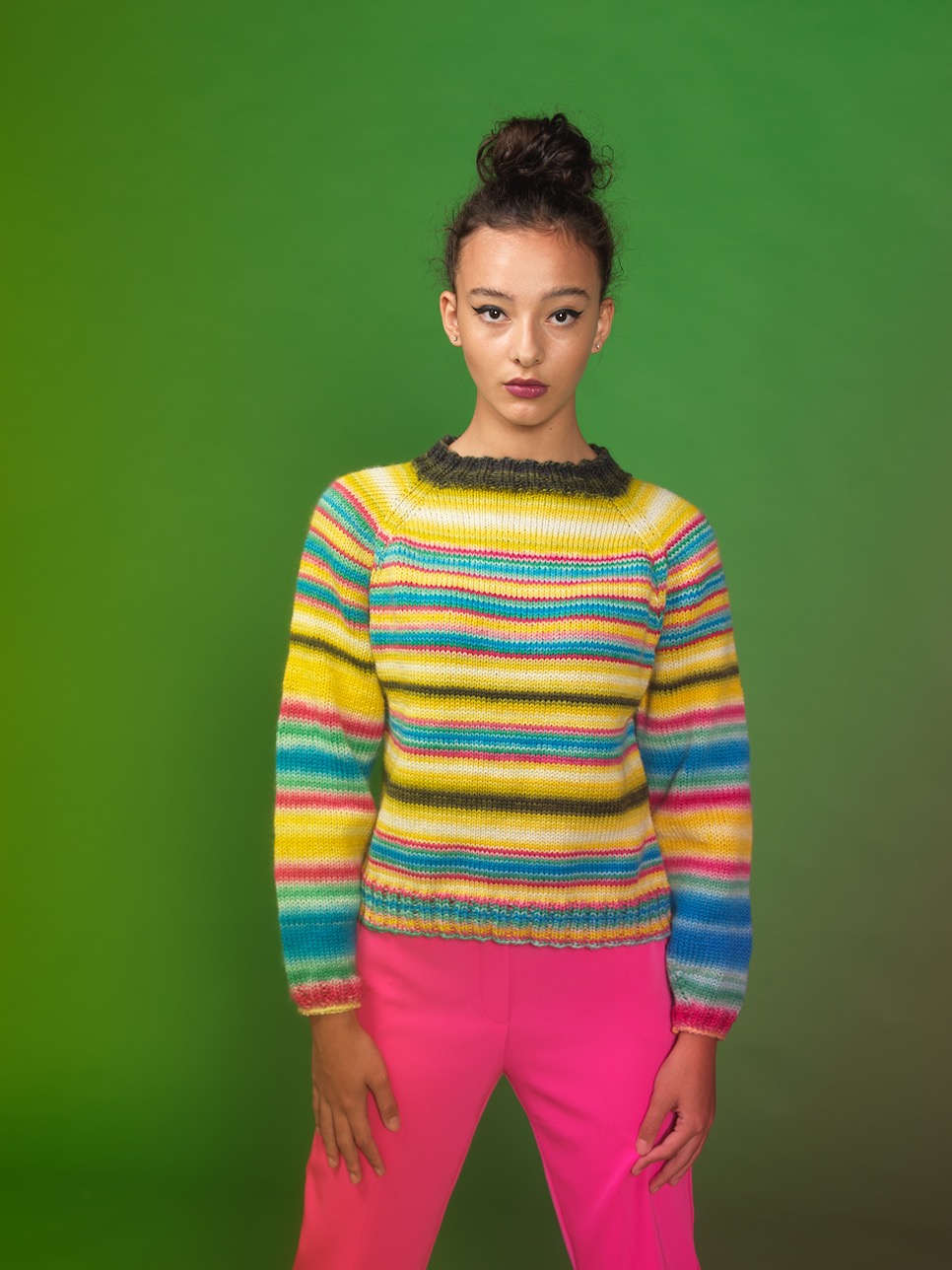Pullover "Luna" | Anleitungsheft | Wolle Reggae ombré  | Stricken | Irene Lindörfer