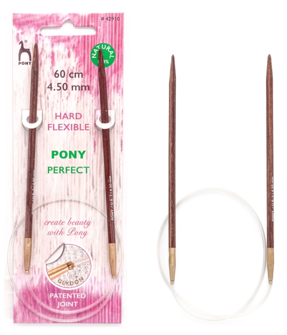 Rundstricknadel Perfect von Pony 60 cm 6,50 mm