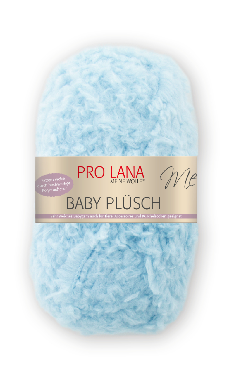 Baby Plüsch von Pro Lana 0056 - hellblau