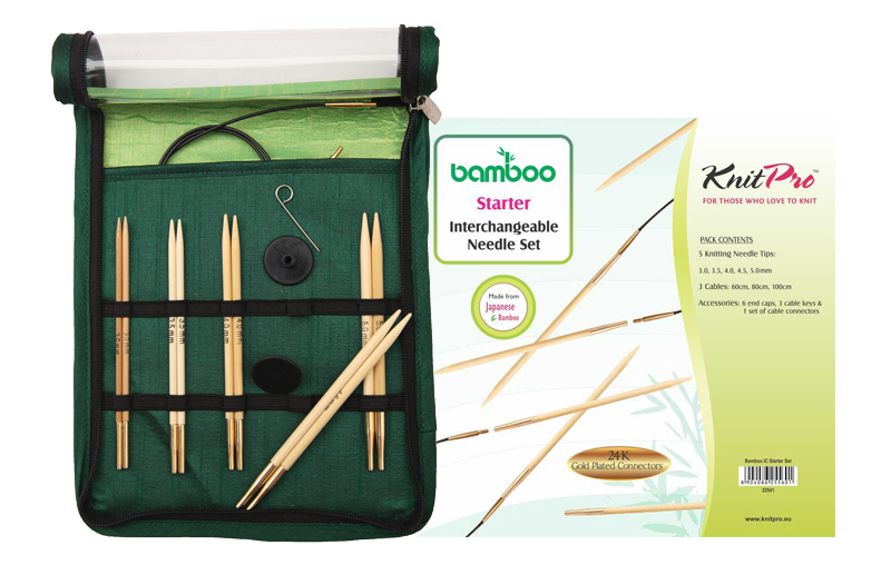 Nadelspitzen Set bamboo Starter von knit pro