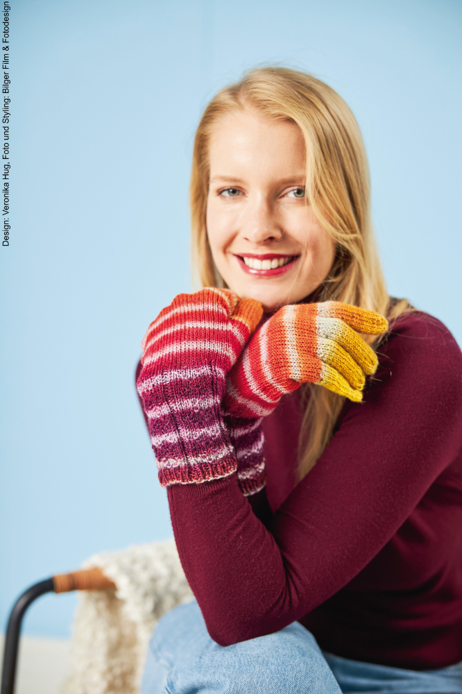 Fingerhandschuhe Greifzu | Anleitungsheft | Wolle Paint Socks  | Stricken | Veronika Hug, Woolly Hugs, Christophorus Verlag