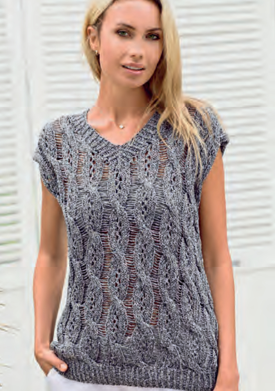 Ajourmustertop | Anleitungsheft | Wolle Pianosa Linie 489  | Stricken | ONline