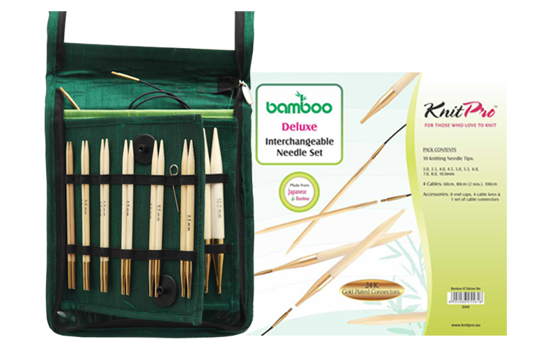 Nadelspitzen Set bamboo Deluxe von knit pro