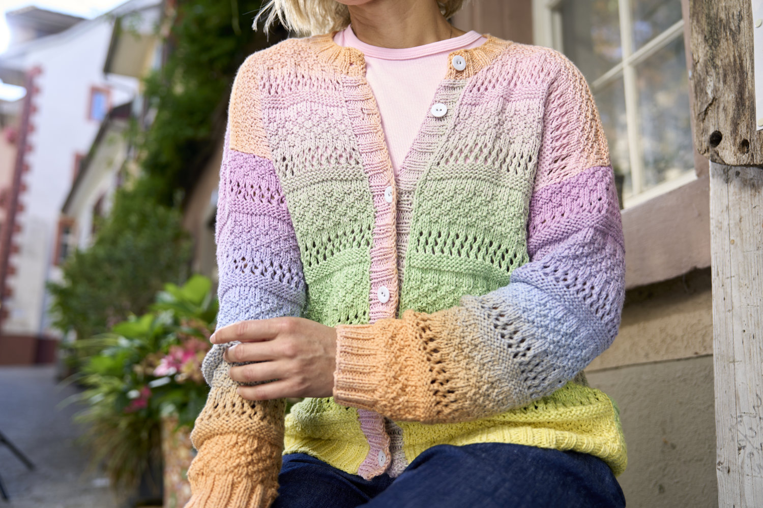 Cardigan mit Mustermix | Anleitungsheft | Wolle 1-2-3 Ideen  | Stricken | Pro Lana, Silvia Jäger, Andel Konrad