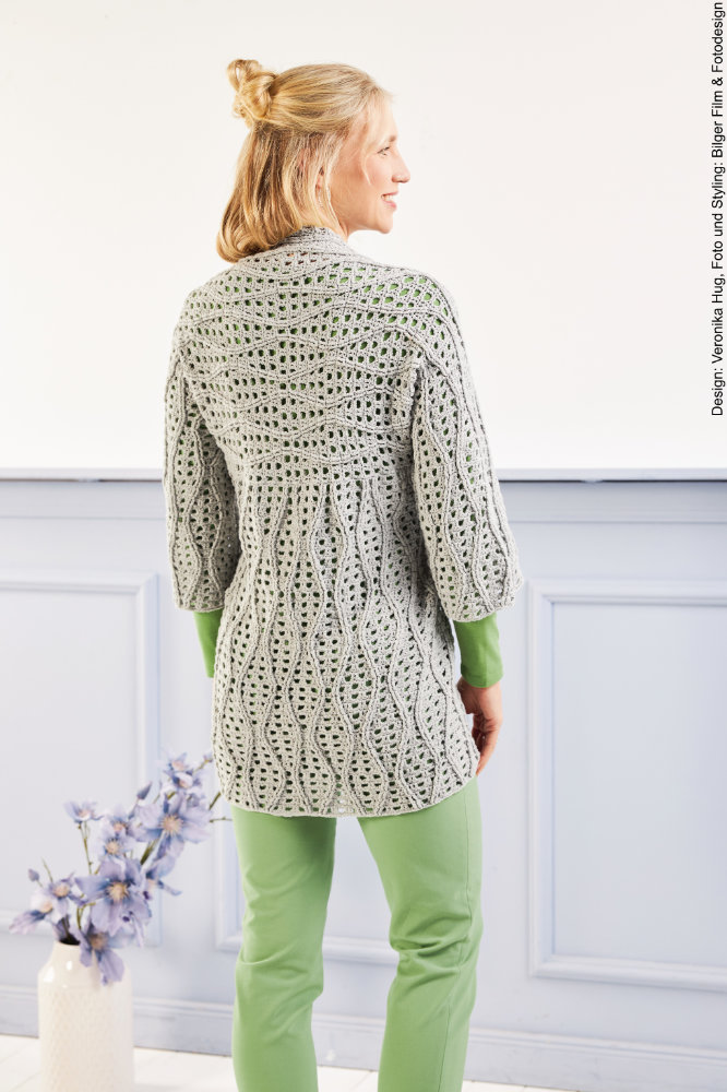 Häkeljacke | Anleitungsheft | Wolle Merino Silk Socks Stretch, 4-fach  | Häkeln | Veronika Hug, Woolly Hugs, Christophorus Verlag