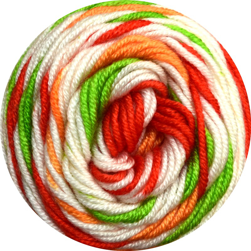 0110 - grün / orange / weiß | 4,75 €