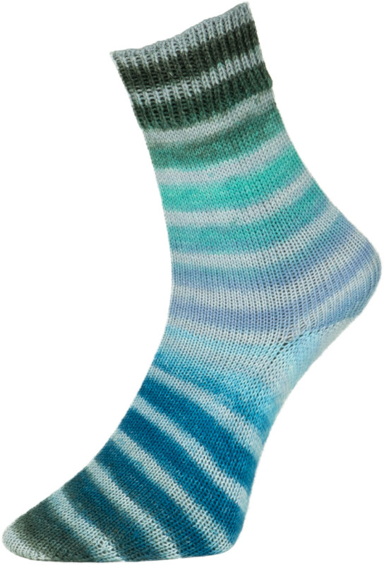Paint Socks von Woolly Hugs 0201 - blau / türkis