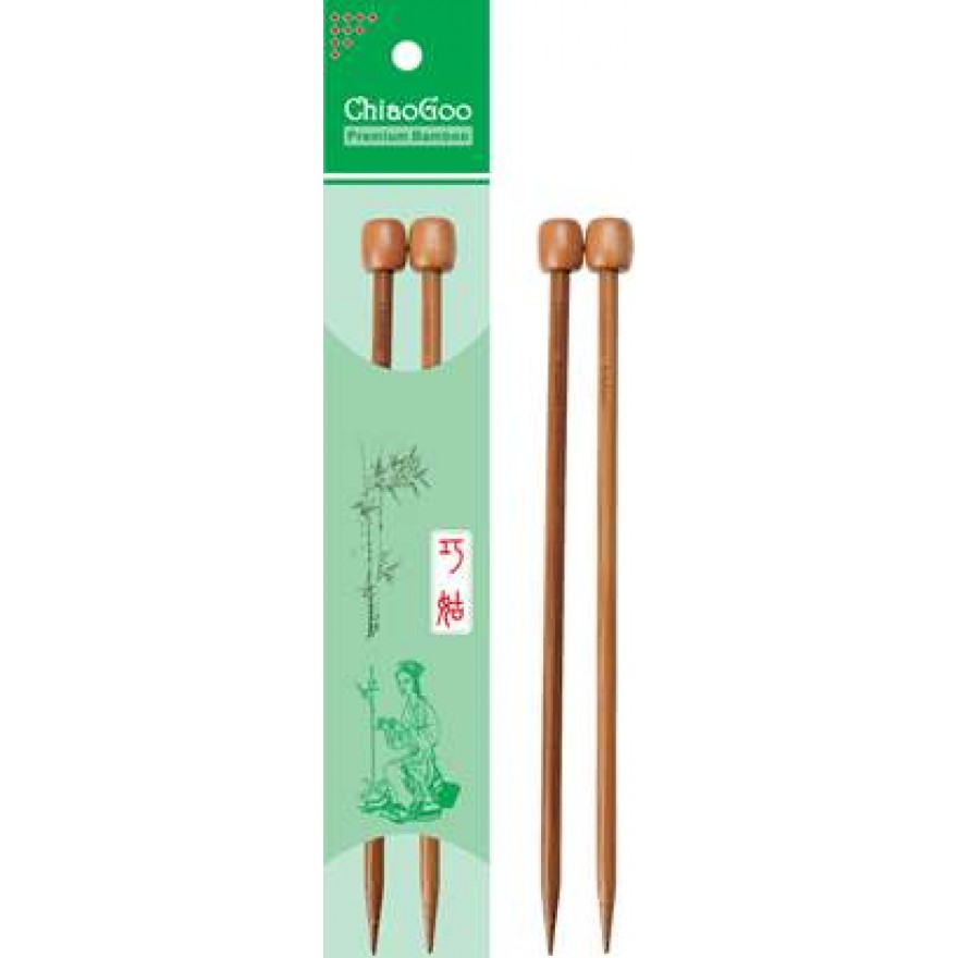 Jackenstricknadeln Bamboo Patina 18 cm / 3,25 mm