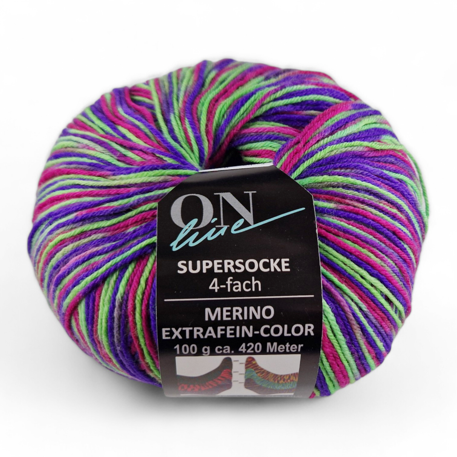 Sort. 345 - 2890 - lila/rosa/neongrün | 10,76 €