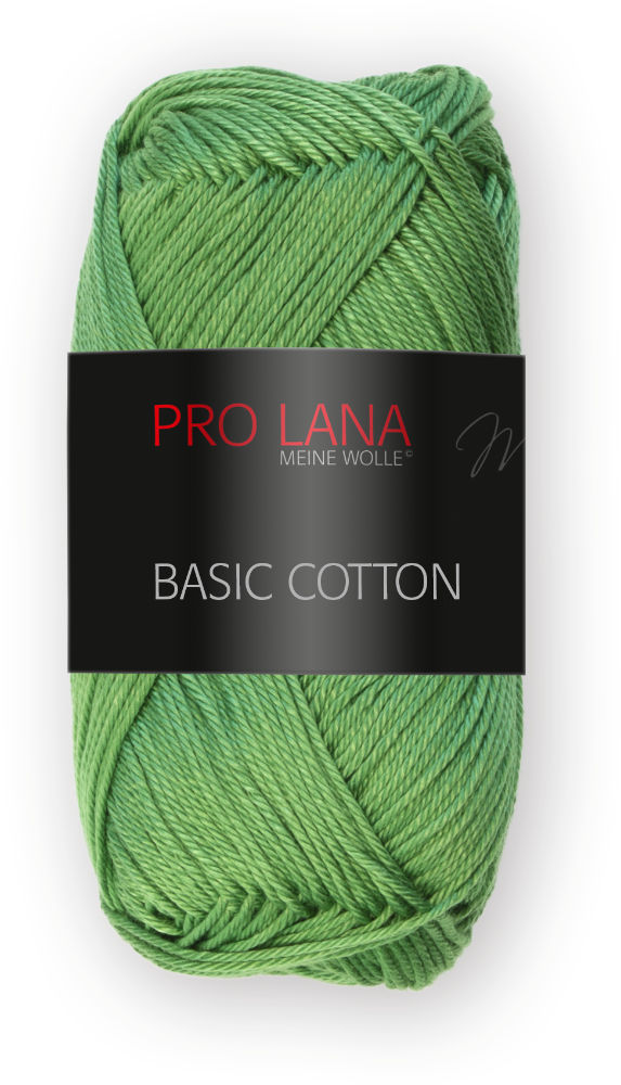 Basic Cotton von Pro Lana 0177 - grasgrün