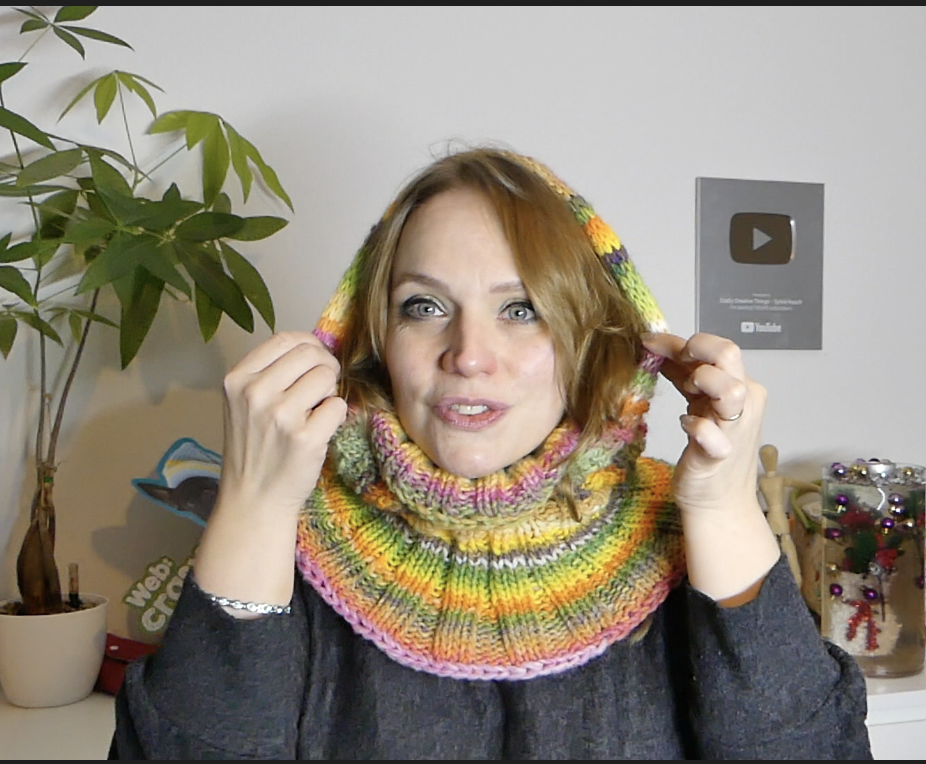 Kapuzenschal Bonny und Clyde  | Anleitung | Wolle Fano Linie 359  | Stricken | Sylvie Rasch