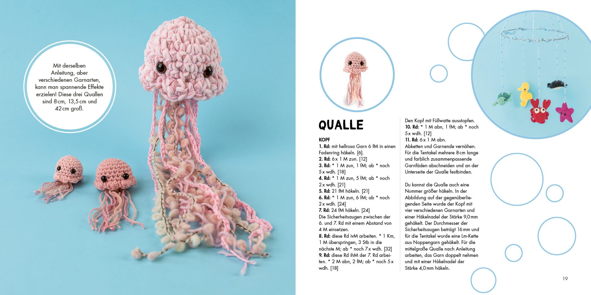 Mini-Amigurumis – süße Meeresbewohner