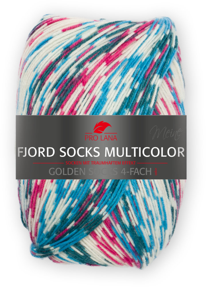 Fjord Socks Multicolor - 4-fach Sockenwolle von Pro Lana