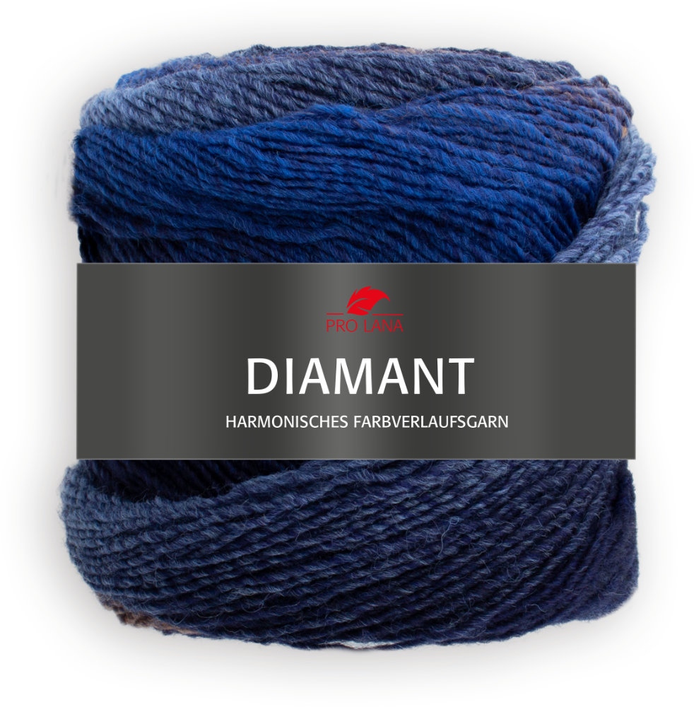 Diamant von Pro Lana 0092 - blau / braun
