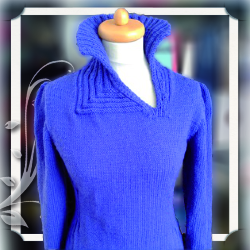 Top-Down-Pullover Athene | Einzelanleitung | Wolle Merino Pur 125  | Stricken | Sylvie Rasch