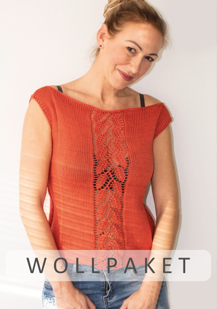 Stricktop Tropical | Einzelanleitung | Wolle Tropical Uni  | Häkeln, Stricken | Kathrin Parlatan, Pro Lana Stricktop Tropical | Einzelanleitung | Wolle Tropical Uni  | Häkeln, Stricken | Kathrin Parlatan, Pro Lana