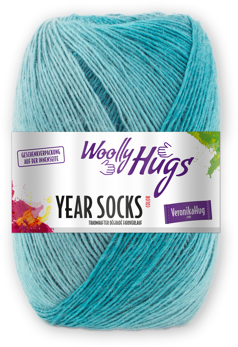 Year Socks von Woolly Hugs 0008 - August