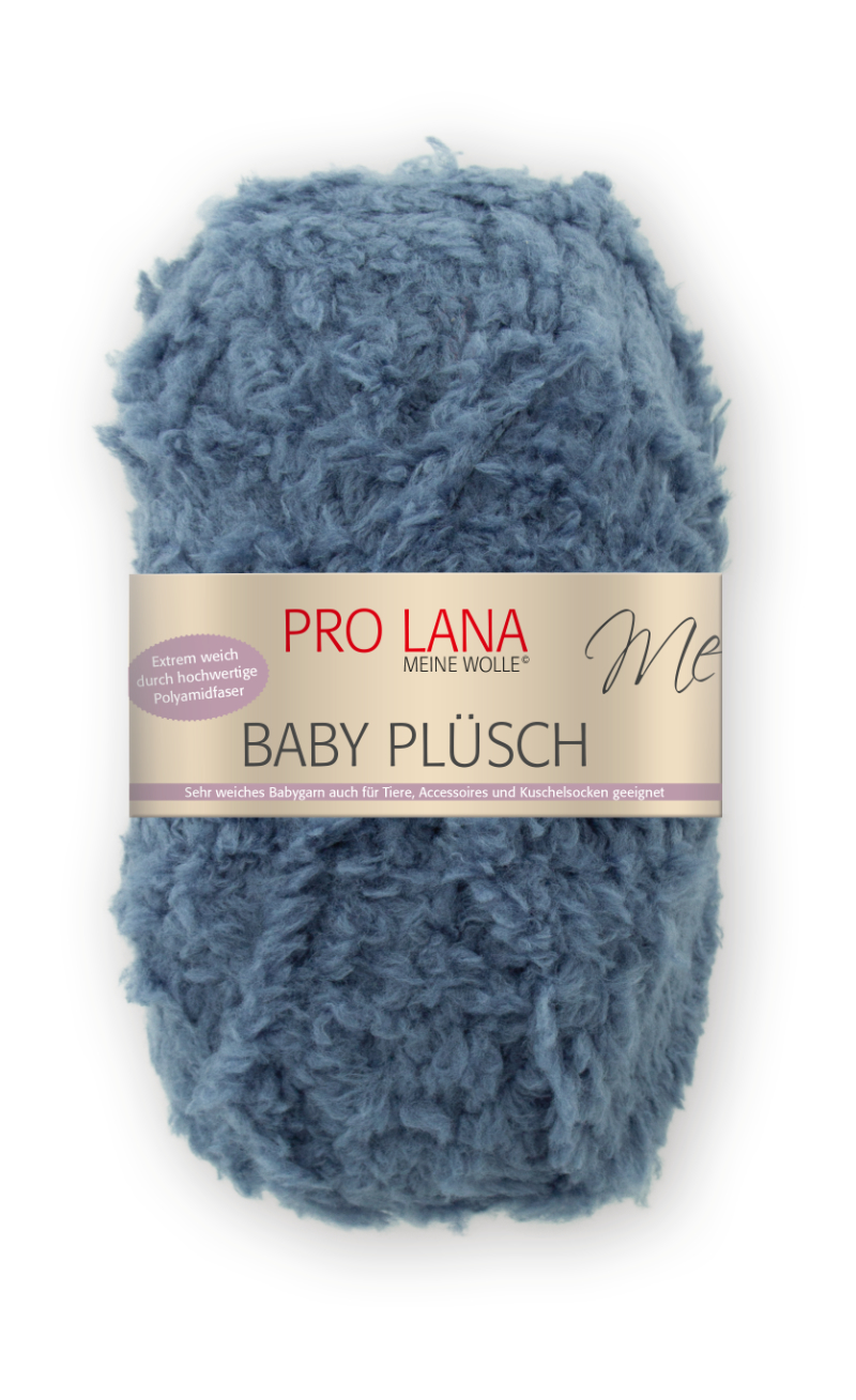 Baby Plüsch von Pro Lana 0069 - graublau