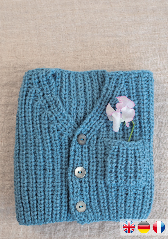 Baby Jäckchen Honey Bun | Einzelanleitung | Stricken | Erika Knight